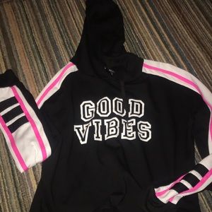 Rue 21 Cropped Hoodie